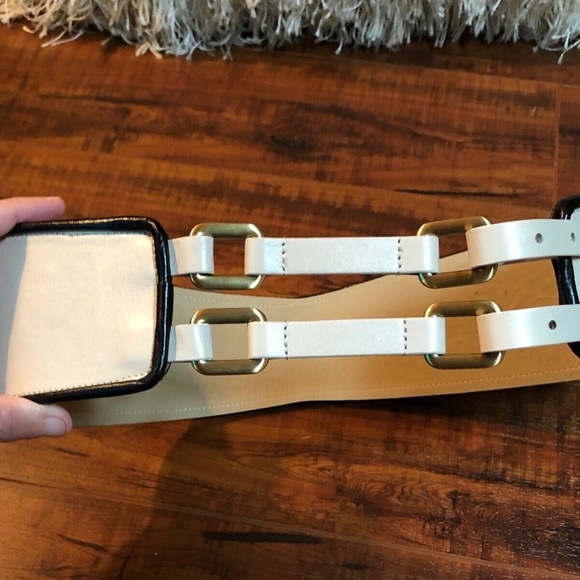 BoHo Double Buckle Faux Leather High Waisted Belt main image 10